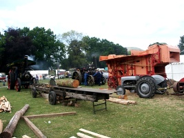 Photograph of the woodworking demonstration